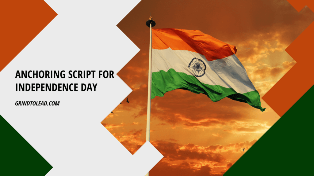 Anchoring Script For Independence Day in Hindi